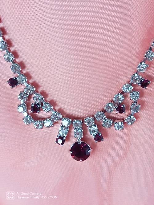 Diamante` Necklace and earrings