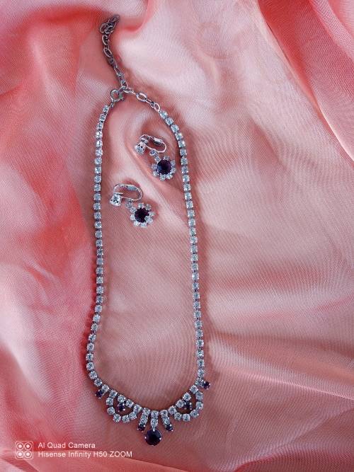 Diamante` Necklace and earrings