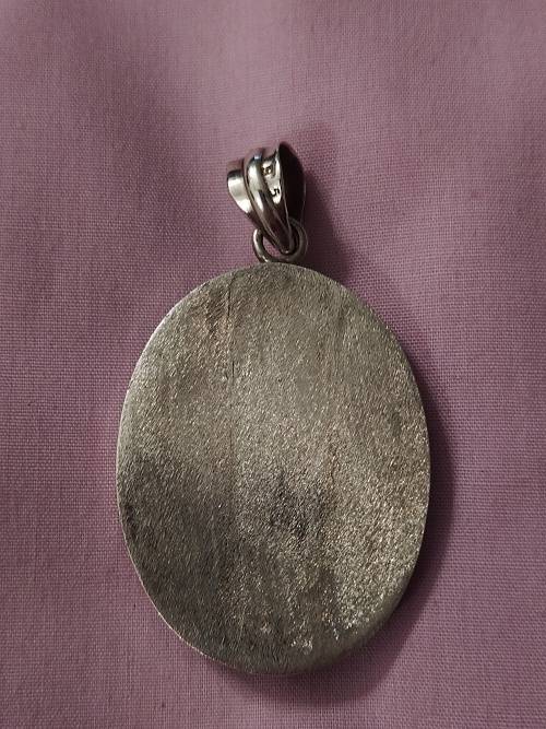 Peter Bates Cameo set in 925 Silver Pendant