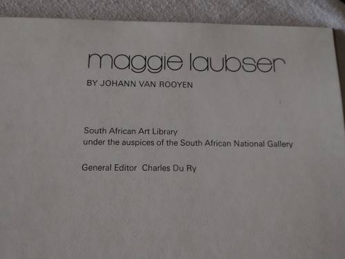Book: Maggie Laubser by Johann van Rooyen, South African Art Library