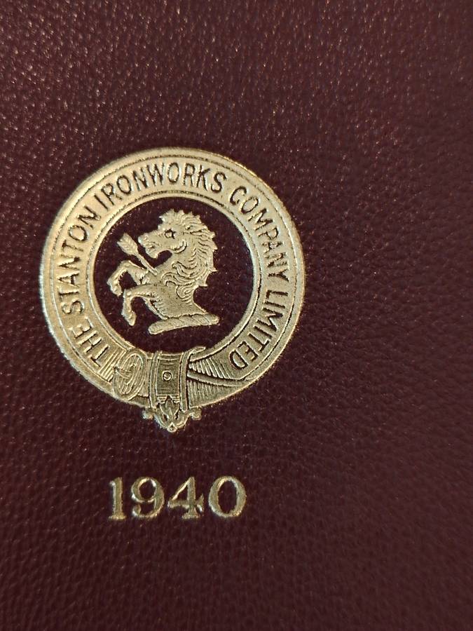 Book: The Stanton Ironworks Comp., Ltd Near Nottingham _ 1940