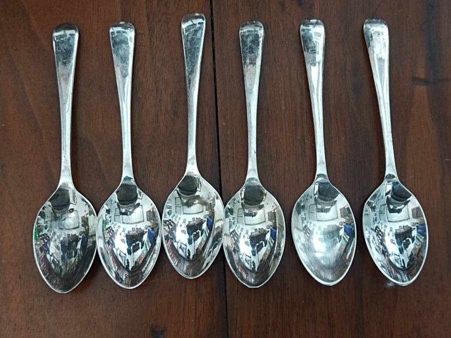 Set x6 Teaspoons, Sheffield A1