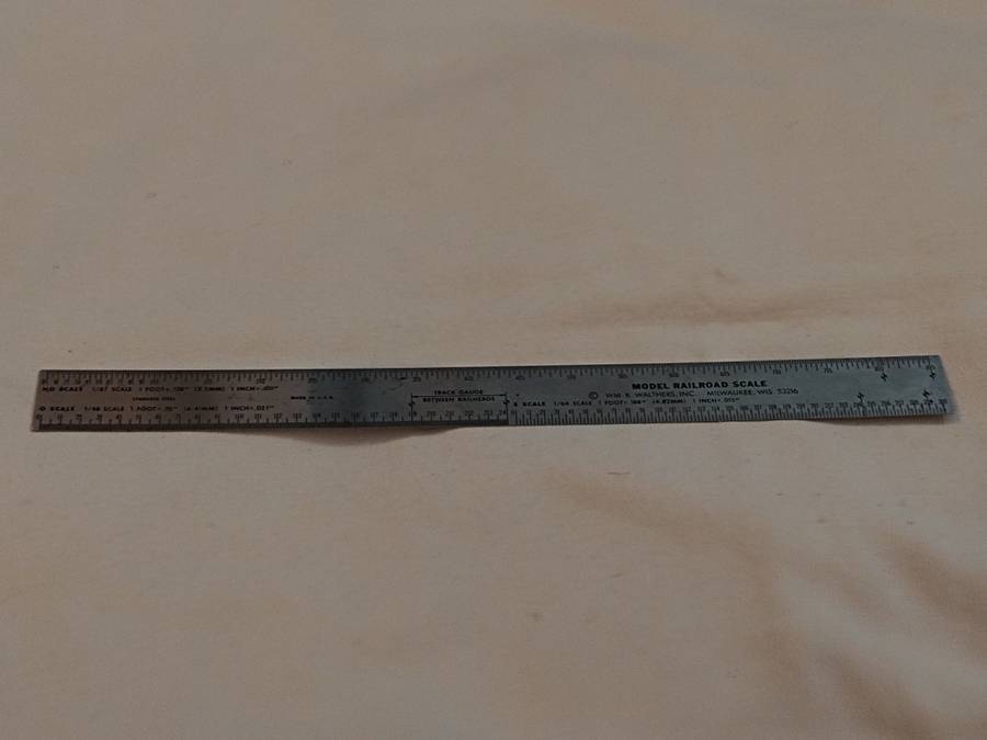 Model Railroad Scale ruler