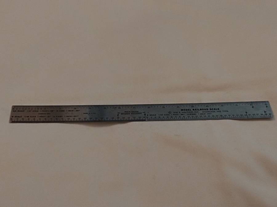 Model Railroad Scale ruler