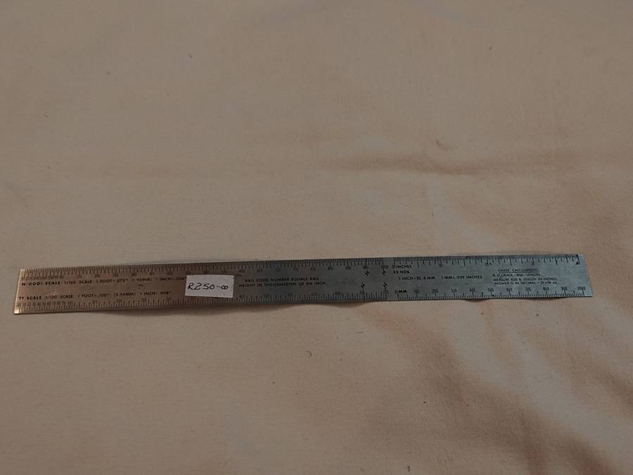Model Railroad Scale ruler