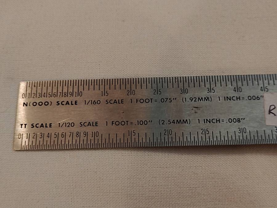 Model Railroad Scale ruler