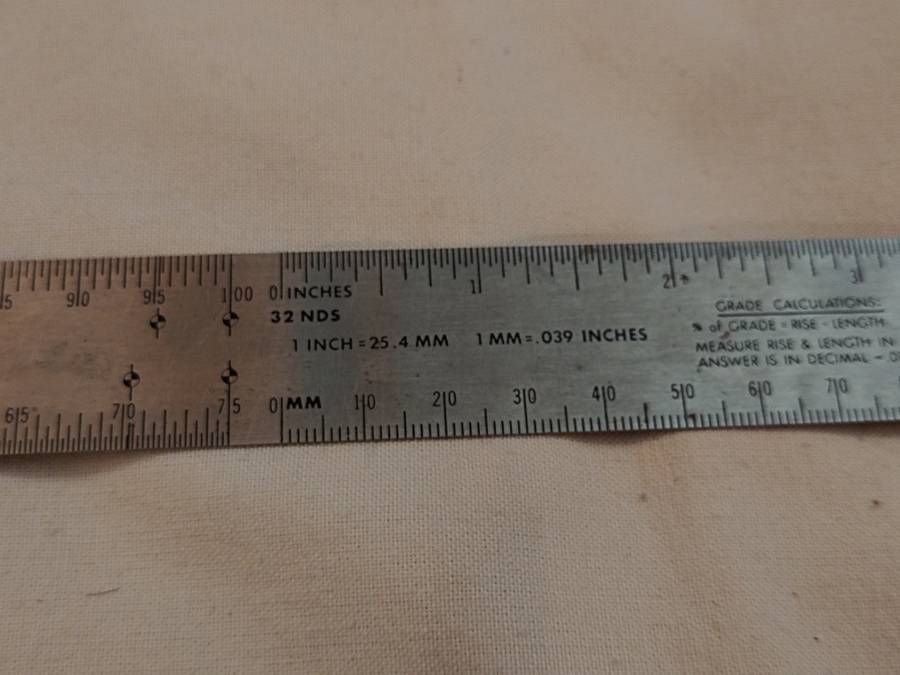 Model Railroad Scale ruler