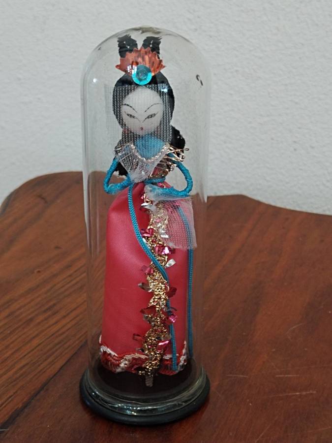 Vintage Folk Art Doll: Japanese.