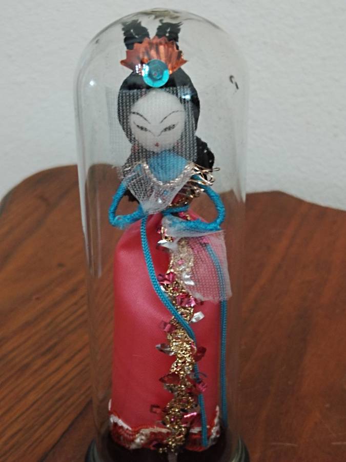 Vintage Folk Art Doll: Japanese.