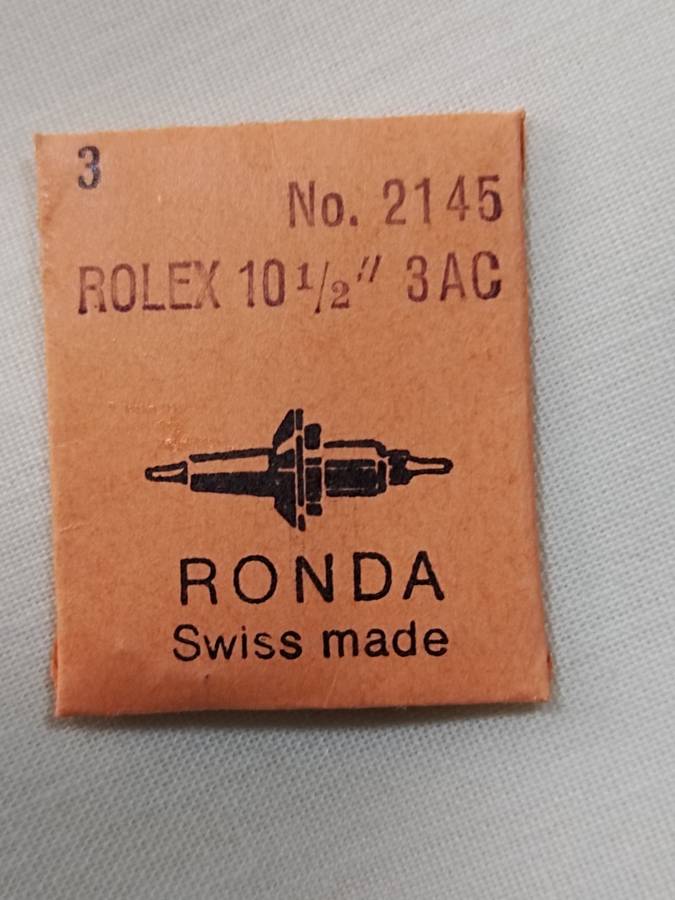 Rolex 2145, 10 1/2" 3AC. Ronda Swiss made
