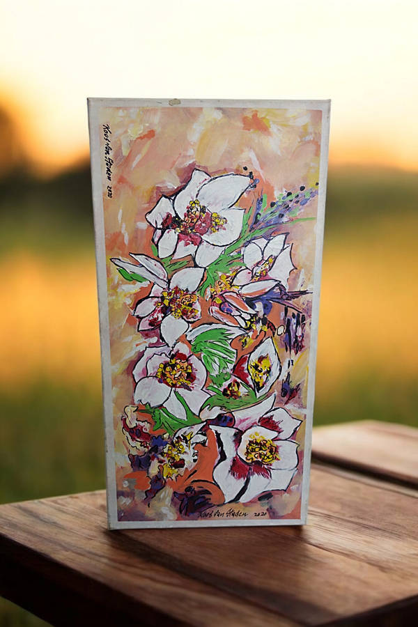 Painting on canvas by Koos van Staden
