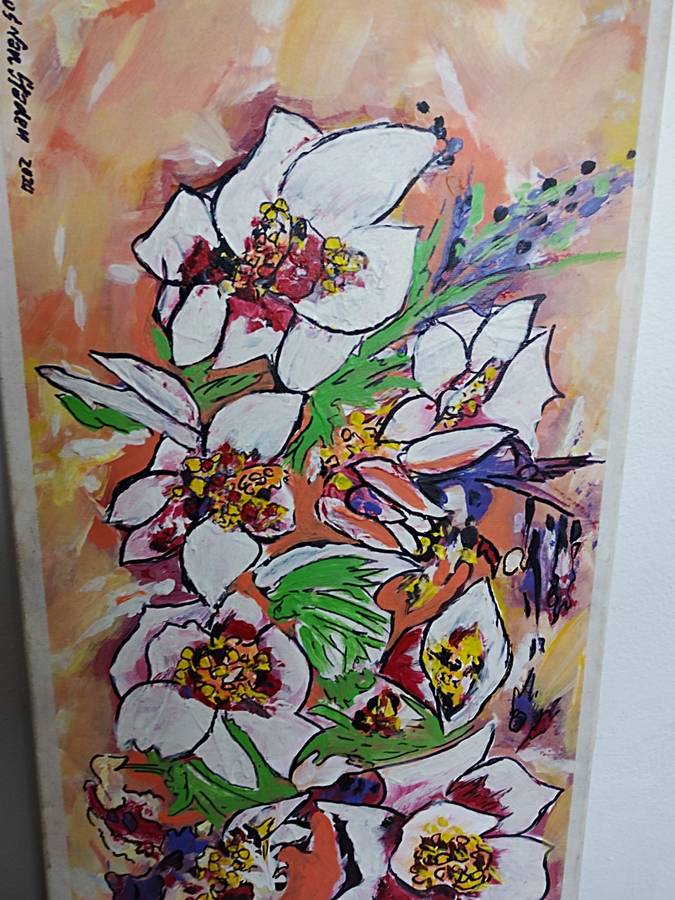 Painting on canvas by Koos van Staden
