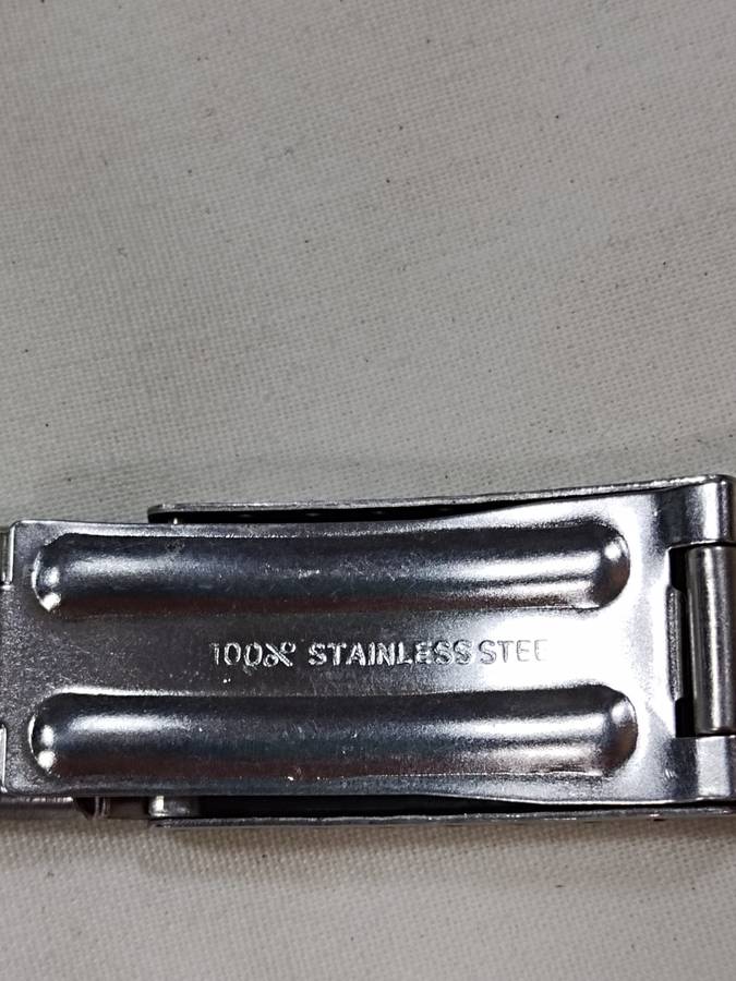 Men's Stainless steel watch strap: