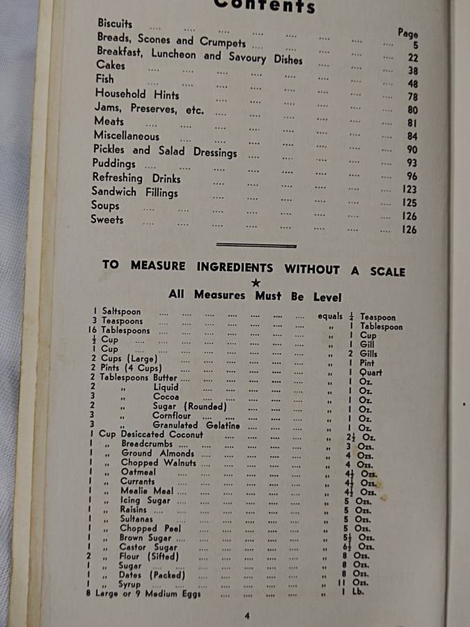 Book: Silver Jubilee recipe book. Re Issued 1959