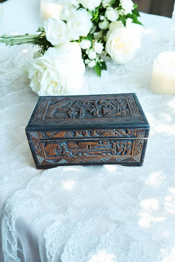 Oriental Wooden Jewelry box