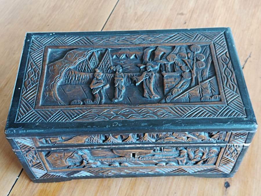 Oriental Wooden Jewelry box