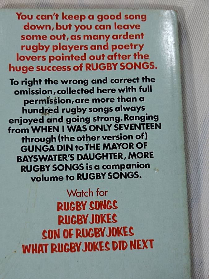 More Rugby Songs