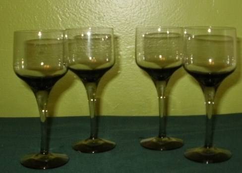 SMOKY PORT GLASSES X4