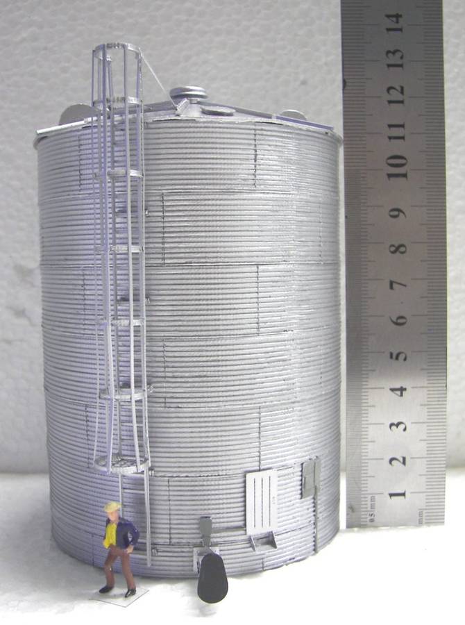 Corrugated Grain Storage Tank #1