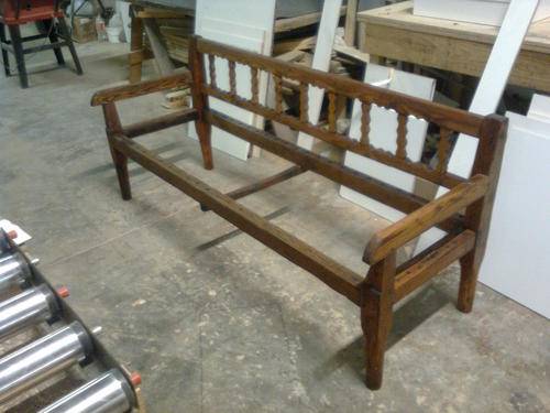 hand made oregon riempie bench Cape Town to collect750