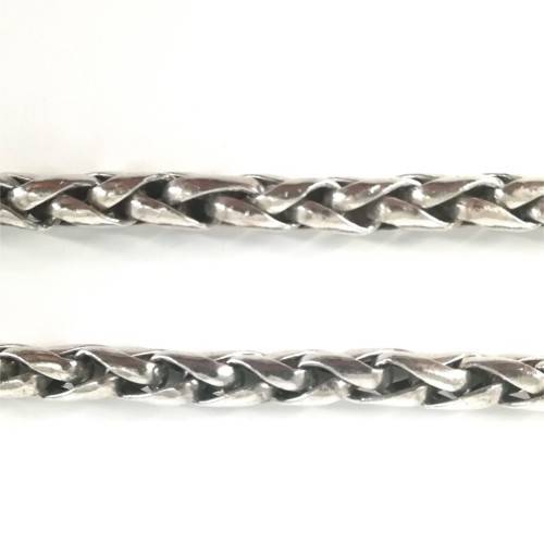 SILVER WHEAT LINK CHAIN