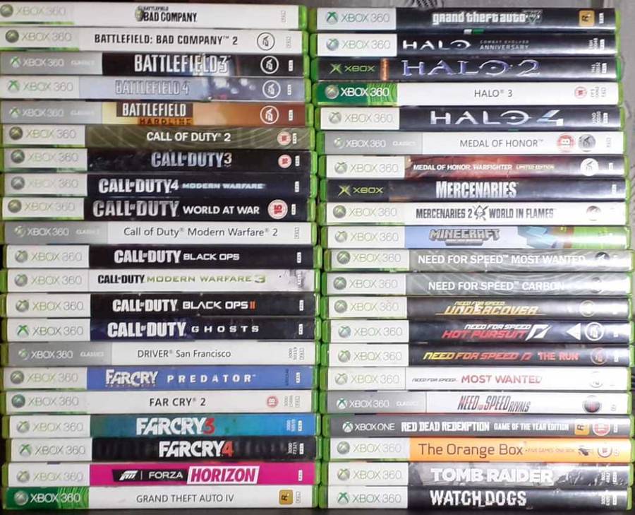 Xbox 360 500GB Console + Games Bundle
