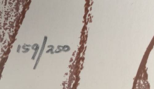 Bettie Cilliers Barnard "Hand Printed Silkscreen Signed by the Artist"