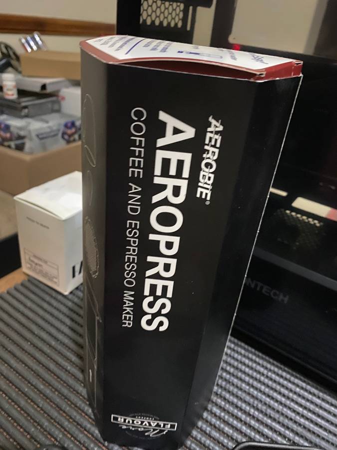 Aero press coffee and espresso maker
