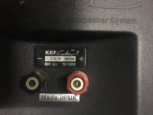 Kef Coda 8 Book Shelf Speaker Set
