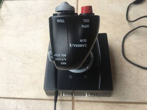 Thrustmaster Hotas Couger PC Flight Set.