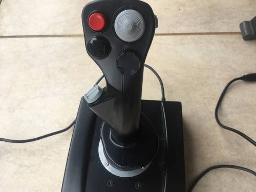 Thrustmaster Hotas Couger PC Flight Set.