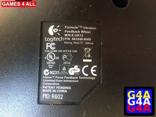 Logitech Formula Vibration Feedback Wheel (G4A)