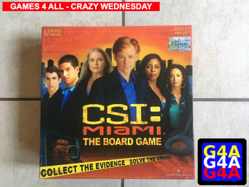 CSI Miam The Board Game