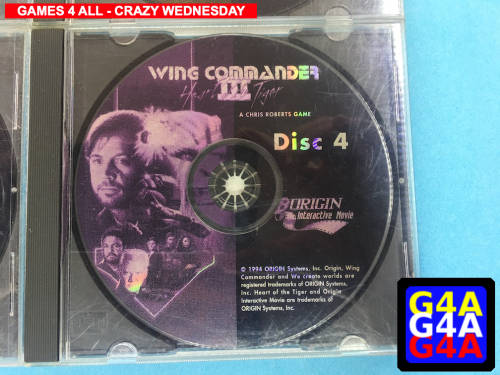 Wing Commander 3 Heart of the Tiger - Disks + Jewel Case