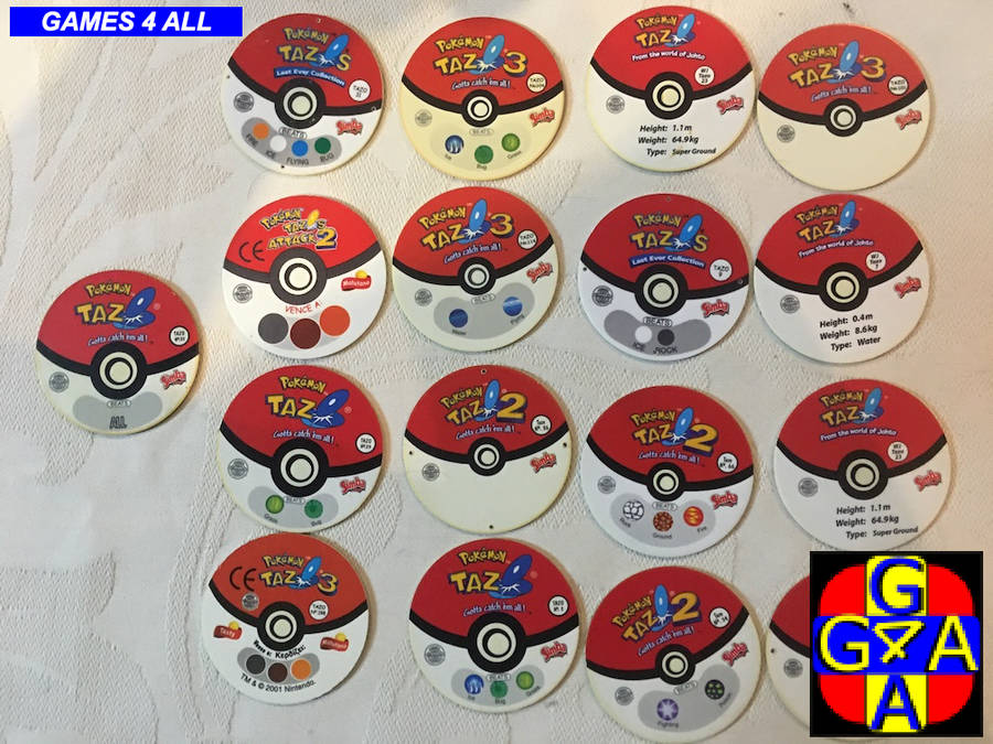 17 Pokemon TAZO Collection
