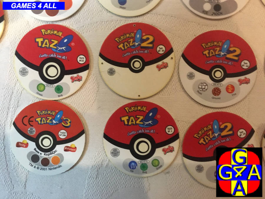 17 Pokemon TAZO Collection