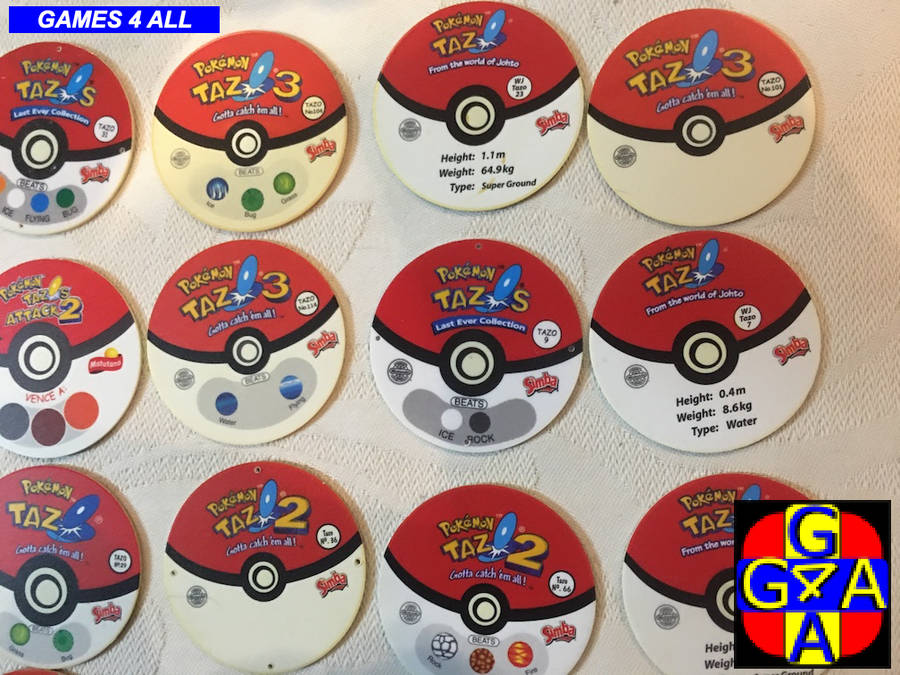 17 Pokemon TAZO Collection