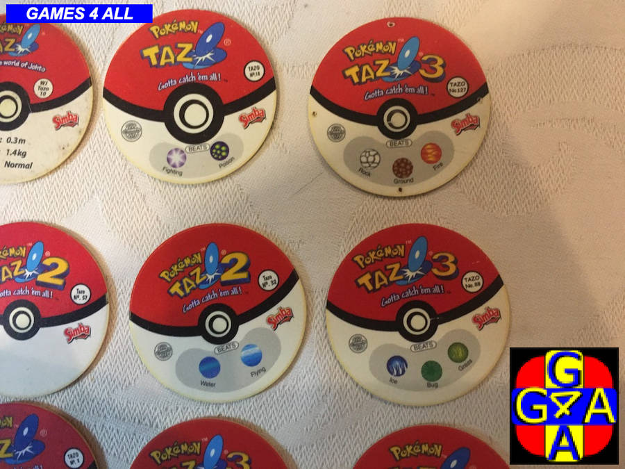 17 Pokemon TAZO Collection