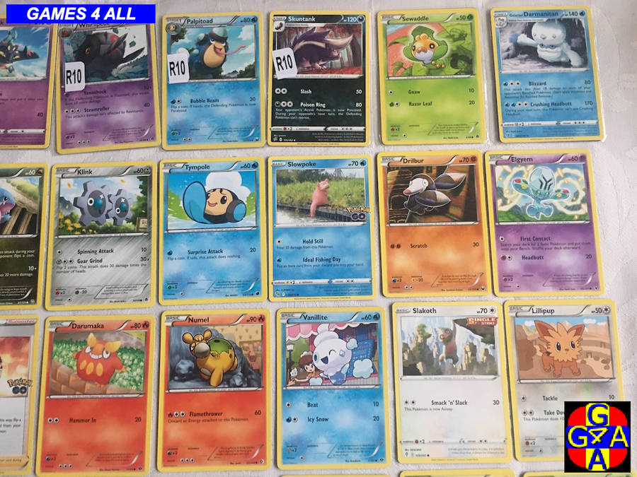 70 Pokemon Cards + 10 Tazos - NO FAKES