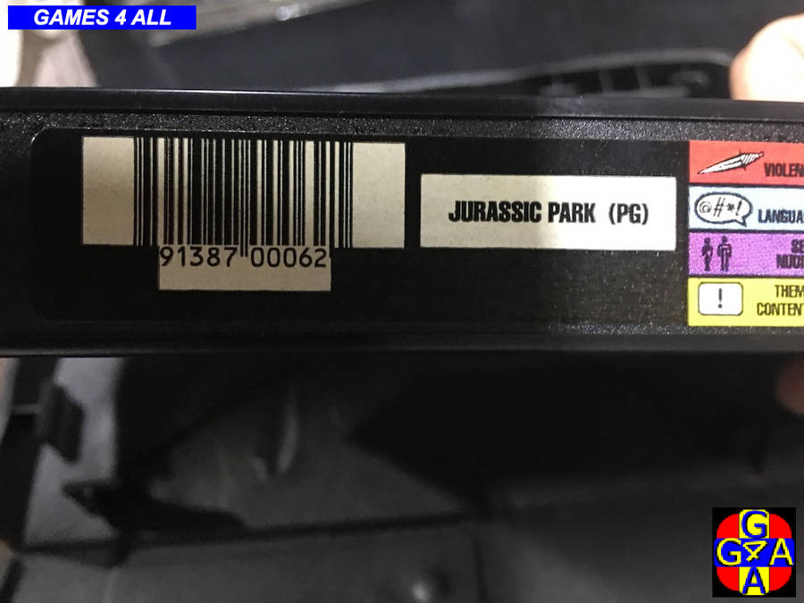 Jurassic Park VHS Video