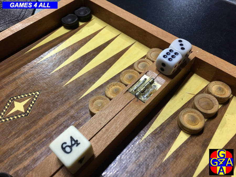 Full Wood Backgammon Set