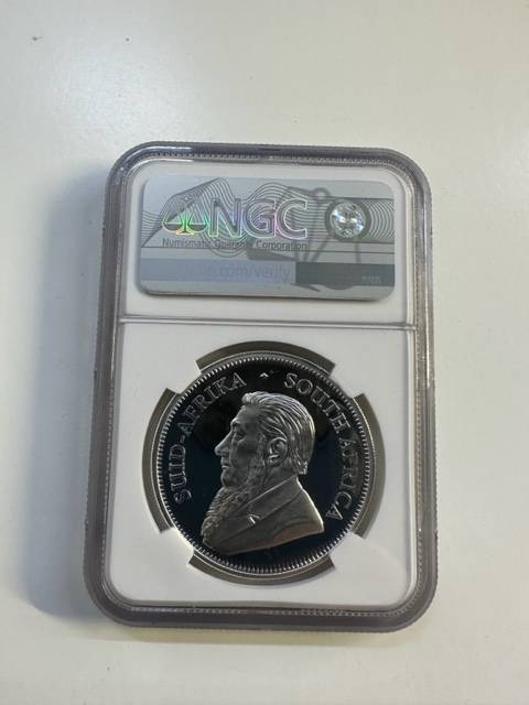 2020 SILVER KRUGERRAND 1oz LEOPARD PRIVY NGC PF69 ULTRA CAMEO