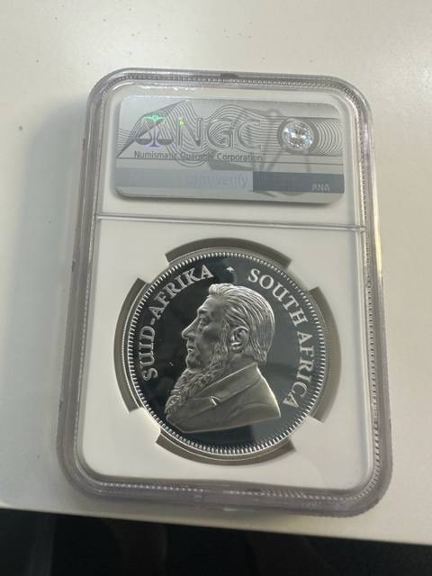 2019 SILVER KRUGERRAND 1oz SPACECRAFT PRIVY NGC PF69 ULTRA CAMEO