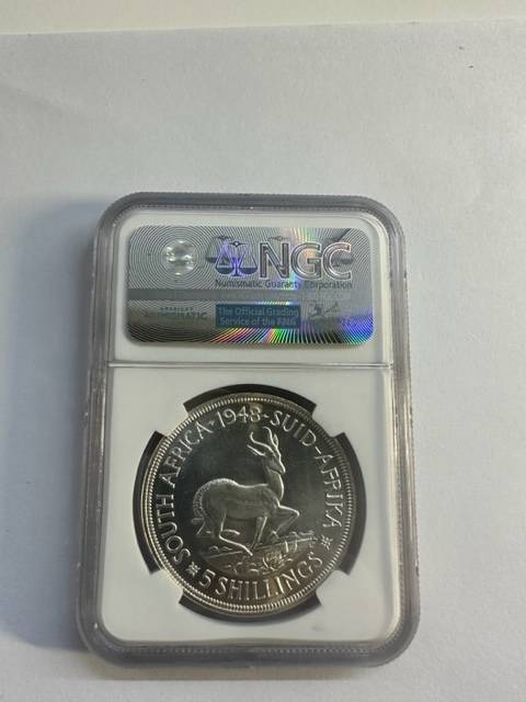 1948 5 Shilling NGC PL67