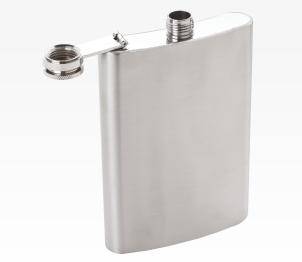 Hip Flask - Stainless Steel**Height 14cm Width 10cm***