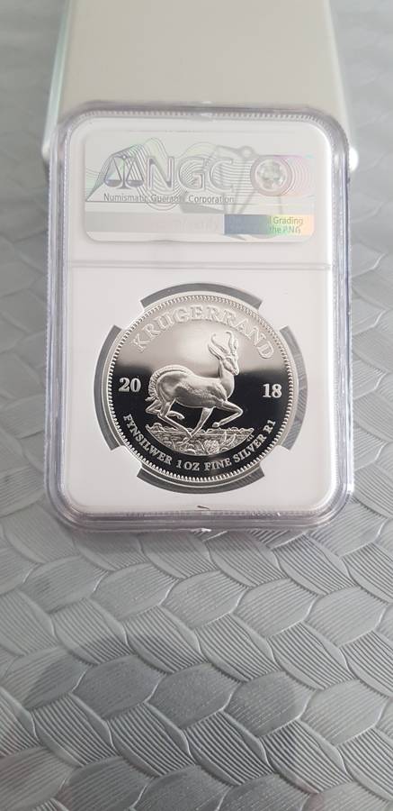 ###2018 Krugerrand PF70 Silver 1oz coin### First Releases