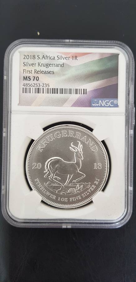 ###2018 MS70 NGC Silver Krugerrand### Finest known