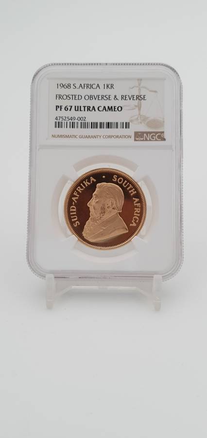 ###1968 Double Frosted PF67 NGC Gold 1oz Krugerrand ### Wow!!