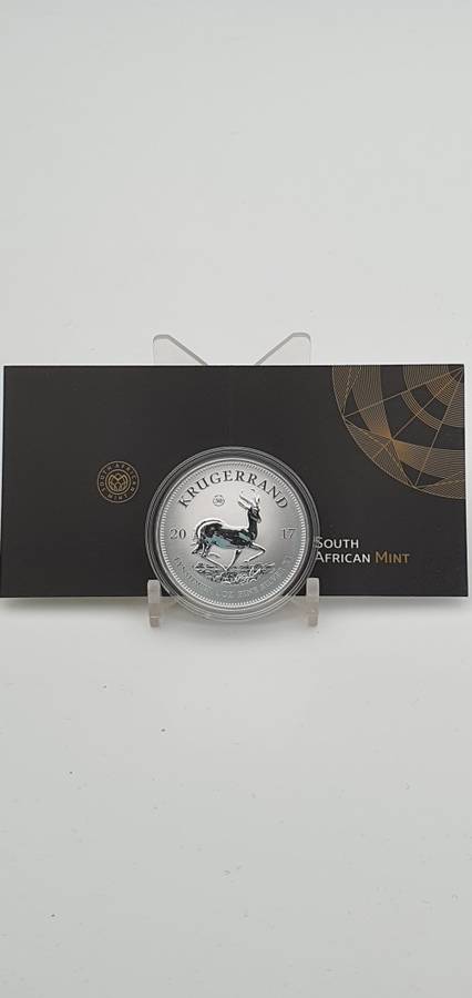 ###2017 Krugerrand 1 oz silver coins###Premium Uncirculated