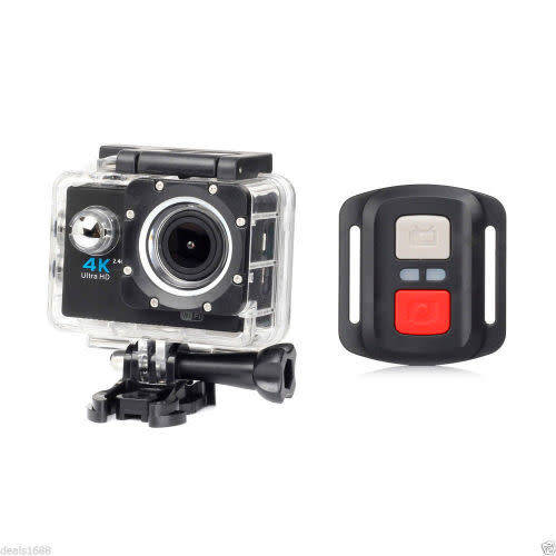 WiFi 4K Ultra HD 1080P Car Helmet Camcorder Sports DV Action Waterproof Camera